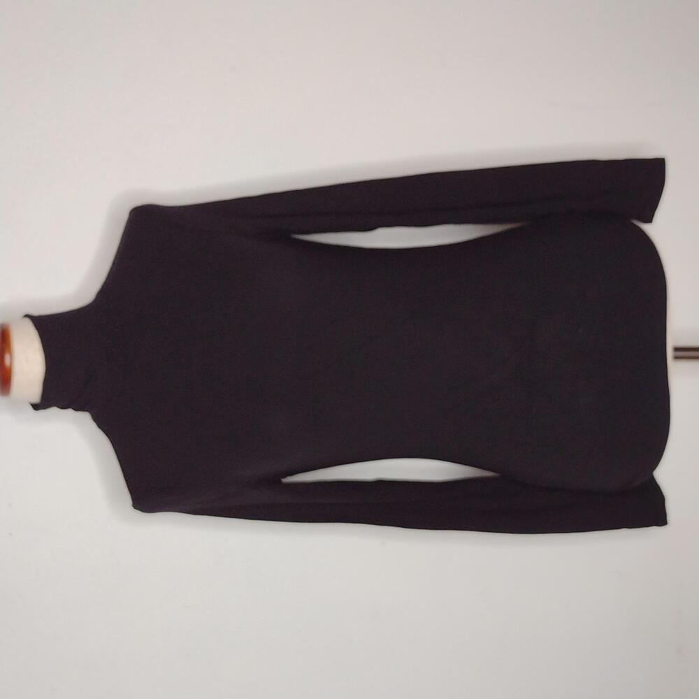 NWT Hunter & Brown Women's Black/Mock Neck Knit Top Size Small